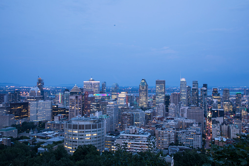 Beautiful view of Montreal, Canada