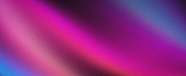 istock Magenta pink blue grainy background noise texture banner retro website header trendy backdrop design 1672937289
