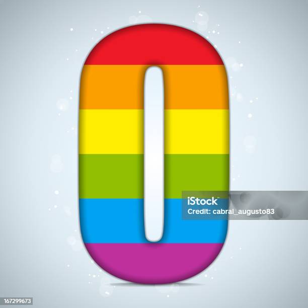 Vidro Do Alfabeto Com Orgulho Gay Bandeira De Arcoíris - Arte vetorial de stock e mais imagens de Alfabeto