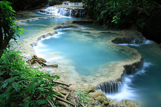 Kuang Si waterfall, Luang Prabang, Laos.