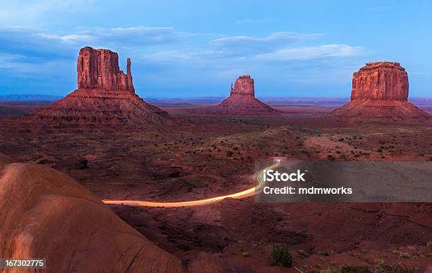 Monument Valley Stock Photo - Download Image Now - Butte - Rocky Outcrop, Desert Area, Geology