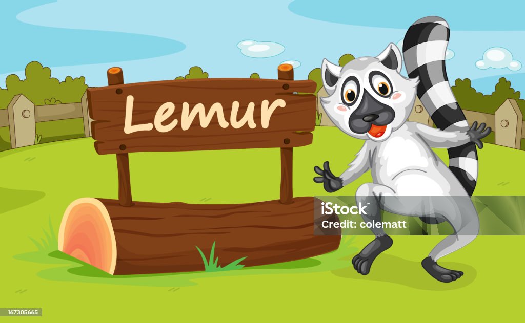 animal du Zoo - clipart vectoriel de Animaux en captivité libre de droits