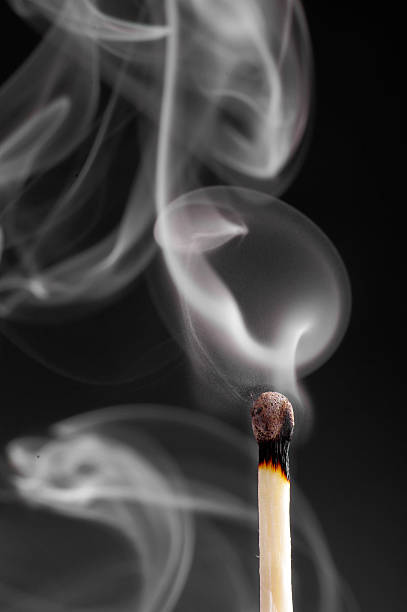 istock Smoke from a match that was just put out 167307850