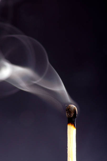 istock Smoke from a match that was just put out 167309209
