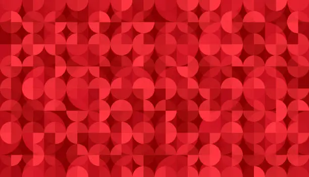 Vector illustration of Seamless red Christmas pattern vector background wallpaper