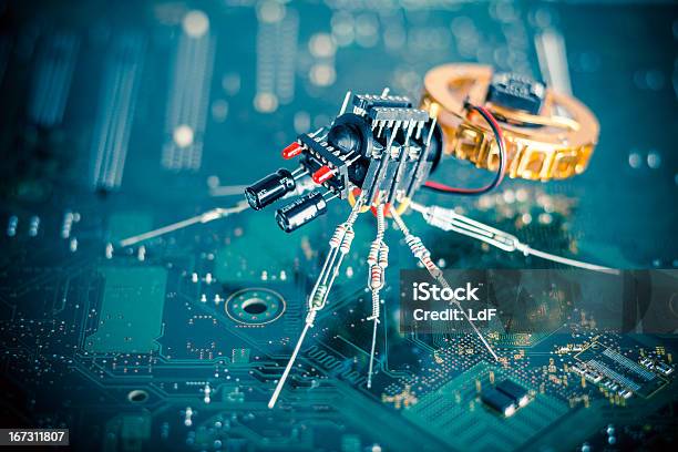 Electronic Spider Stock Photo - Download Image Now - Nanotechnology,  Electronics Industry, Electrical Equipment - iStock