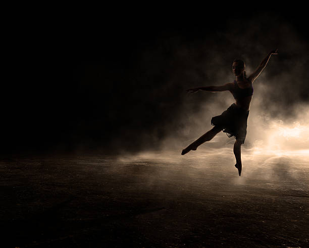 Dancing In The Dark Stock Photo - Download Image Now - Ballet Dancer,  Ballet, Dancing - iStock