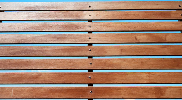 istock Full frame shot of wooden lath. 1673131432