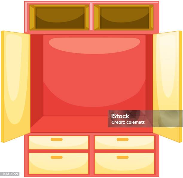 Wardrobe Stock Illustration - Download Image Now - Bedroom, Blanket, Cabinet