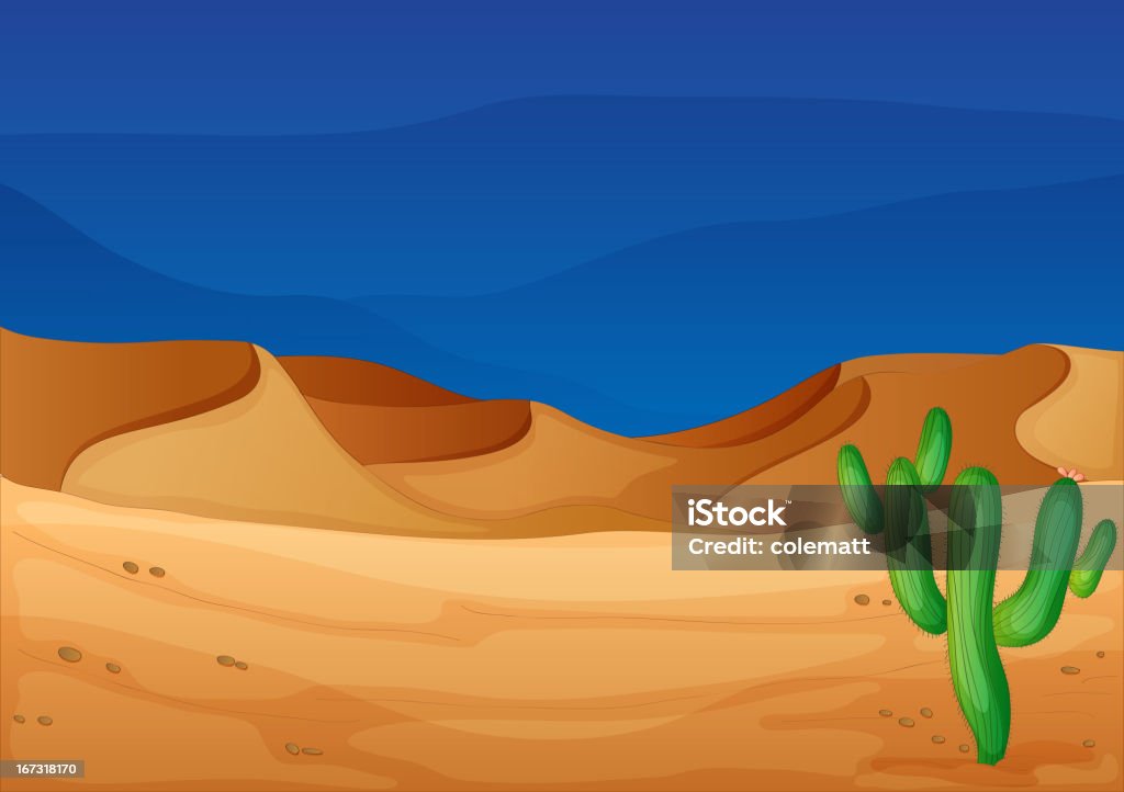 Desert - Grafika wektorowa royalty-free (Bez ludzi)