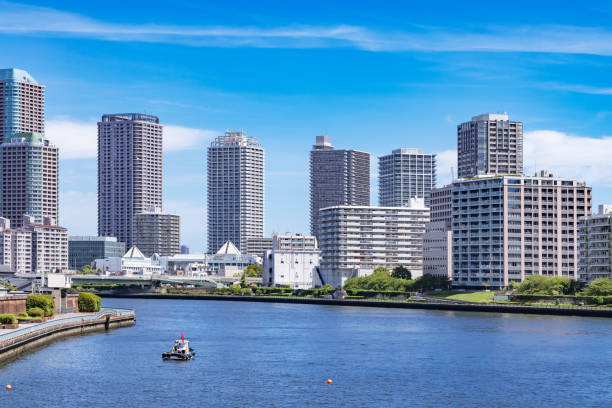 istock Urban buildings on the waterfront 1673209407