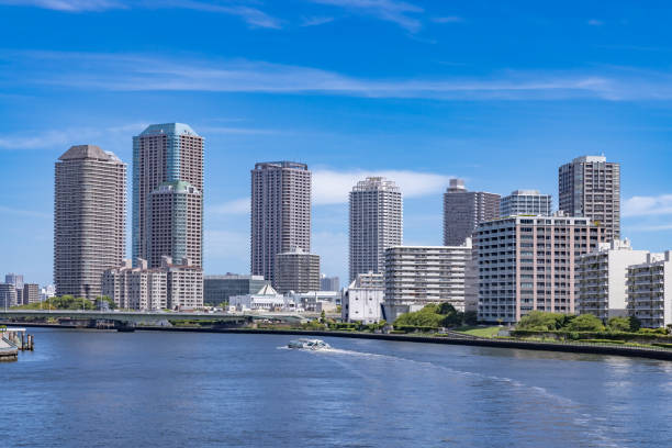 istock Urban buildings on the waterfront 1673211482