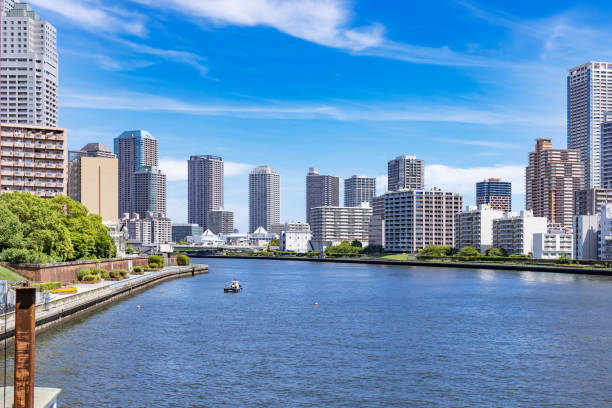 istock Urban buildings on the waterfront 1673212527