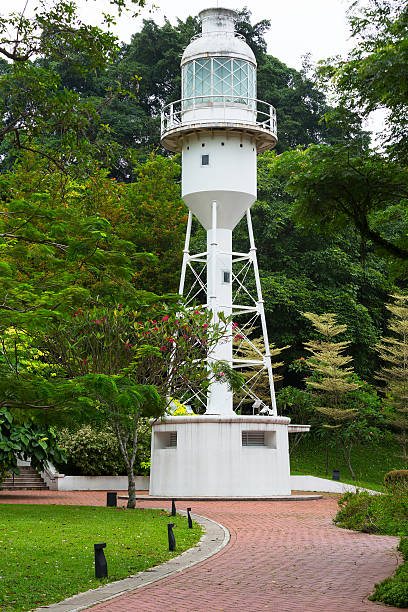 istock Lighthouse at Raffles Terrace, Fort Canning Park, SIngapore 167321541