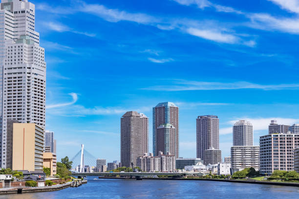 istock Urban buildings on the waterfront 1673216801