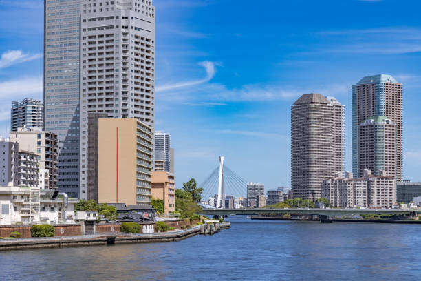 istock Urban buildings on the waterfront 1673217310