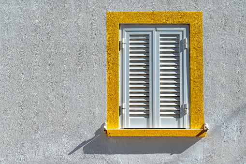 windows and white facade