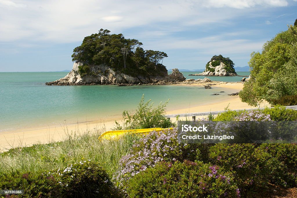 Torlesse Rock, Kaiteriteri, Tasman regione, Nuova Zelanda - Foto stock royalty-free di Kaiteriteri