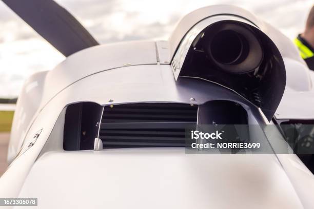 Aircraft Engine Outtake Stock Photo - Download Image Now - Aerodynamic, Aerospace Industry, Air Pollution