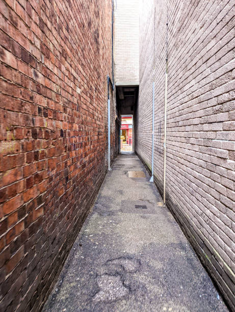 istock Long Narrow Alleyway 1673308803