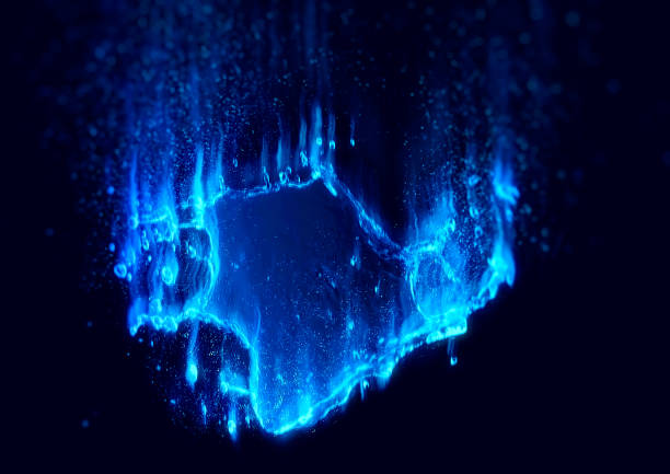 istock 3d illustration of abstract blue water drops and splashes 1673318410