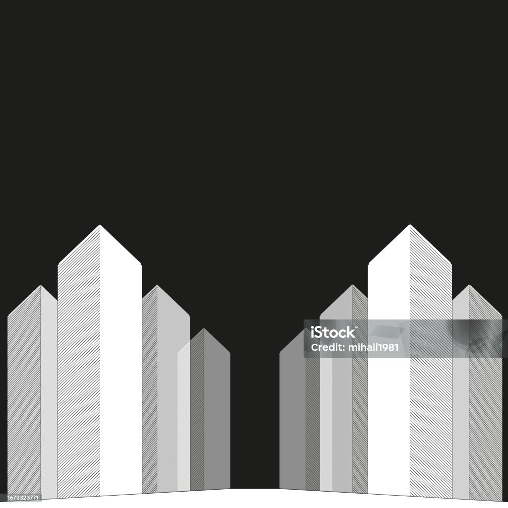 Line Buildings Abstract Graphics Architecture Construction Abstract Line Buildings Stock Illustration ...