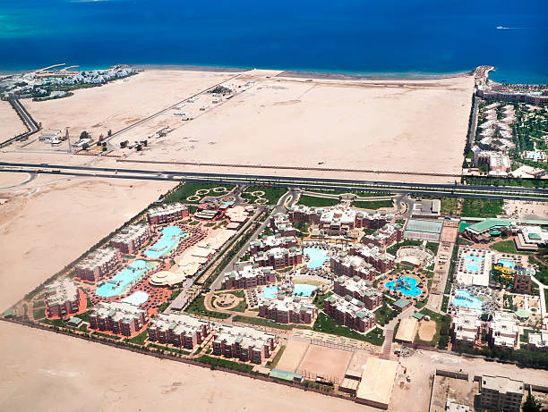 istock Beach resort aerial view, Red Sea 167333214