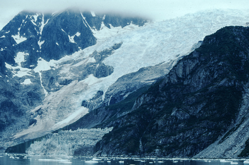 A glacier terminus, toe, or snout, is the end of a glacier at any given point in time. Although glaciers seem motionless to the observer, in reality they are in endless motion and the glacier terminus is always either advancing or retreating.