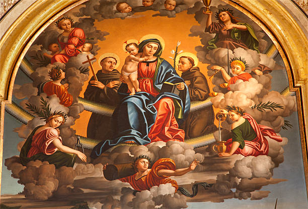 istock Verona - Madonna with the st. Anthione and Francis. 167334462