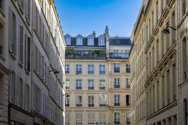istock Paris, beautiful building in a luxury district 1673355661