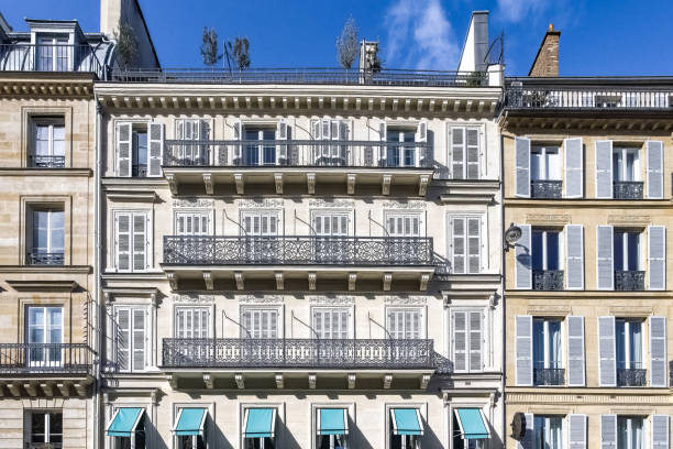 istock Paris, beautiful building in a luxury district 1673356171