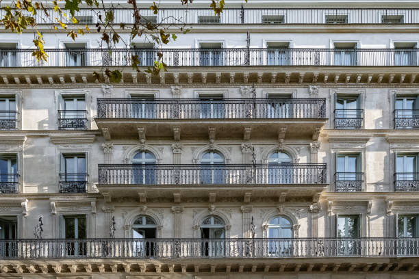 istock Paris, beautiful building in a luxury district 1673356712
