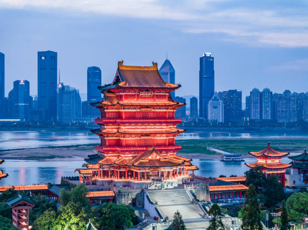 istock Tengwang Pavilion, a famous ancient building in China 1673400888