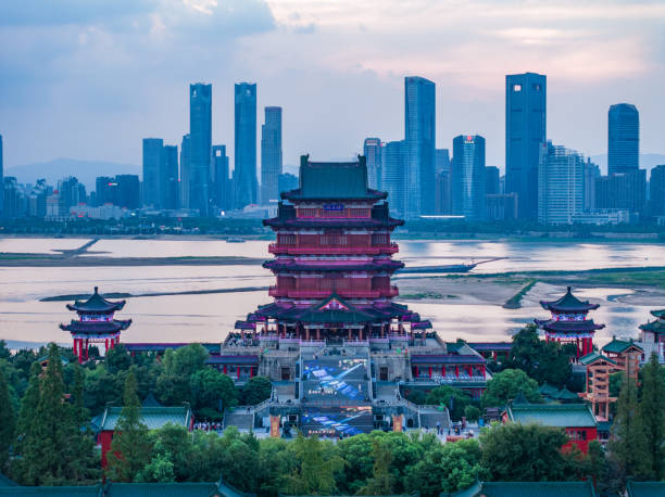 istock Tengwang Pavilion, a famous ancient building in China 1673401435