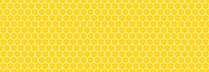 Honey Geometry Pattern Honeycomb Pattern Honey Background With Hexagon Geometry Stock ...