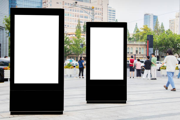 istock Blank billboards in modern urban centers 1673505656