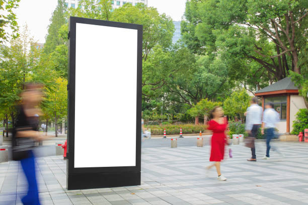 istock Blank billboards in urban green spaces 1673507844