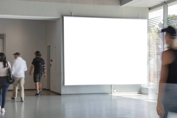 istock Blank billboards in indoor passages 1673508971
