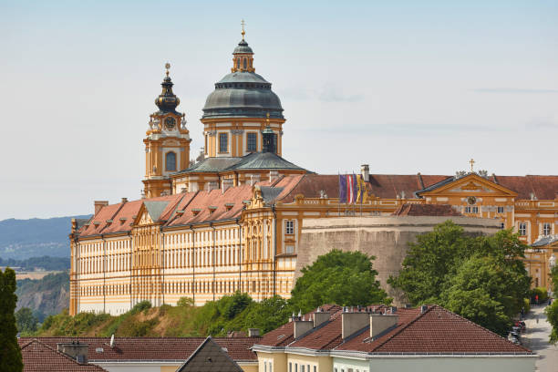 istock Melk abbey facade in Wachau valley. Austria landmark 1673523324