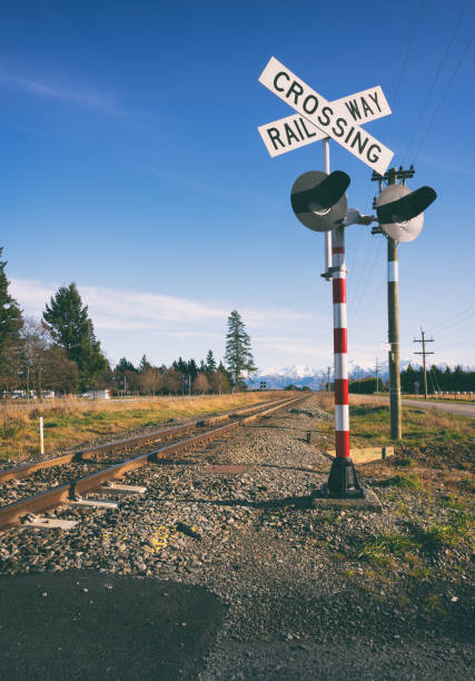 istock Railway Tracks And The Southern Alps 1673562006