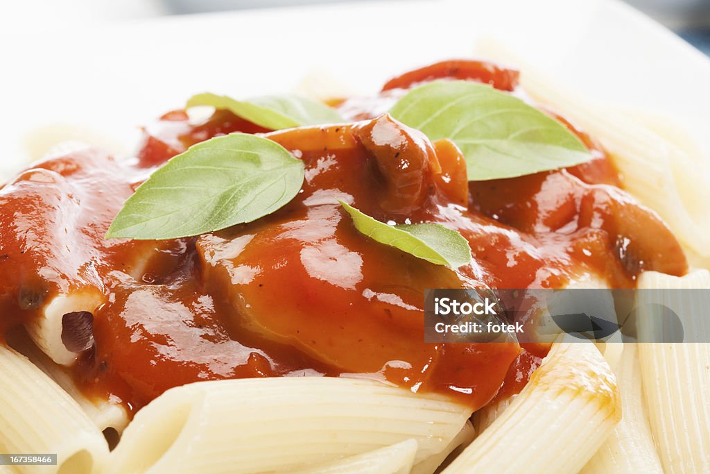 Massa com molho de Tomate - Royalty-free Alimentação Saudável Foto de stock