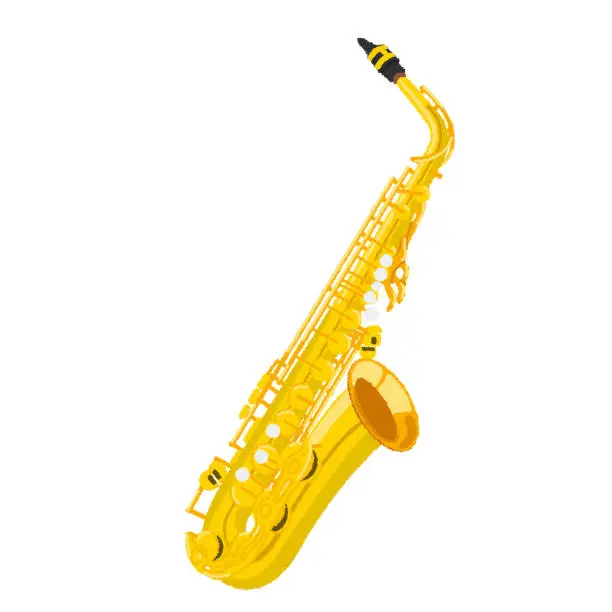 Vector illustration of Saxophone