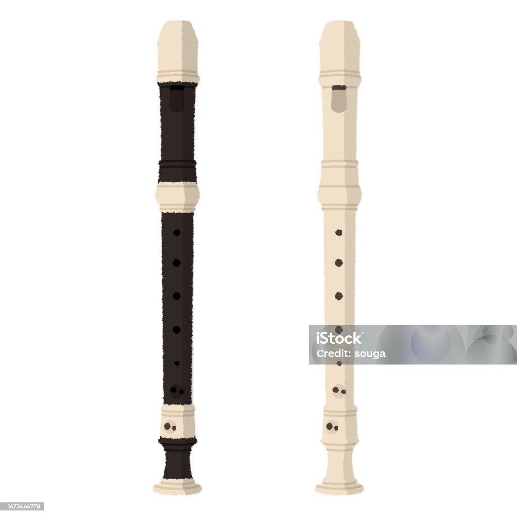 Recorder Reed Recorder Stock Illustration - Download Image Now - Recorder - Musical ...