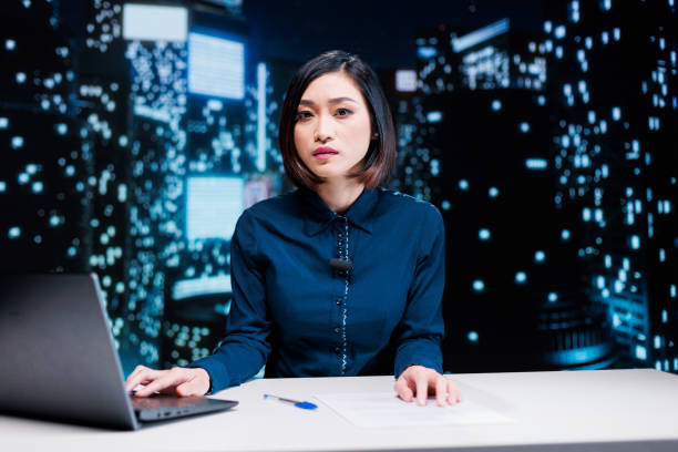 istock TV presenter hosting midnight show live 1673727935