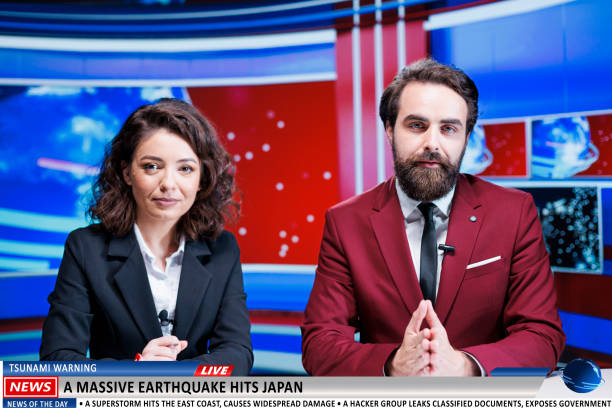 istock Reporters team give tsunami warning 1673735689