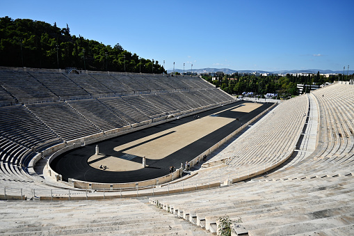 The Panathenaic Stadium, home of the ancient Olympic Games in Athens.