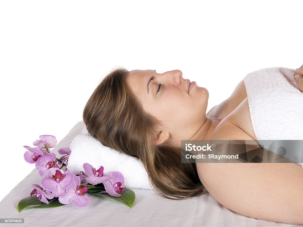 aroma dia de spa terapia Mesa de Massagem - Royalty-free 20-29 Anos Foto de stock