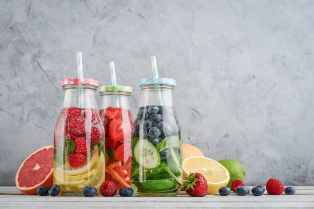 istock Infused water with fresh fruits 1673798097