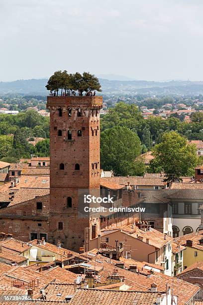 Guinigi Tower Foto de stock y más banco de imágenes de Torre dei Guinigi - Torre dei Guinigi, Lucca, Aire libre