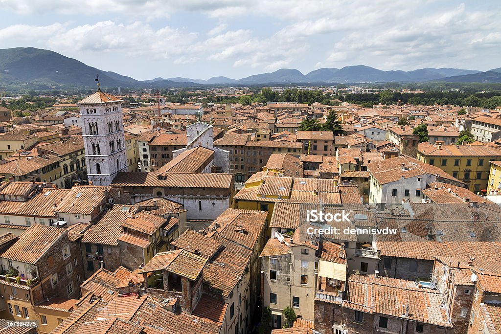 Lucca Torre vista - Royalty-free Antigo Foto de stock